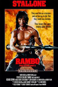 Rambo 2 First Blood Part II (1985) poster
