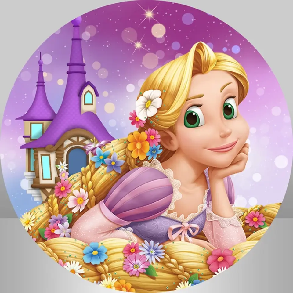 Cartoon Princess Rapunzel